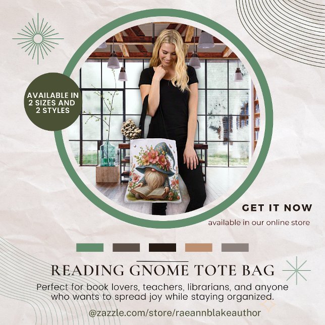Sac à main lutin de lecture de printemps (Créateur téléchargé)