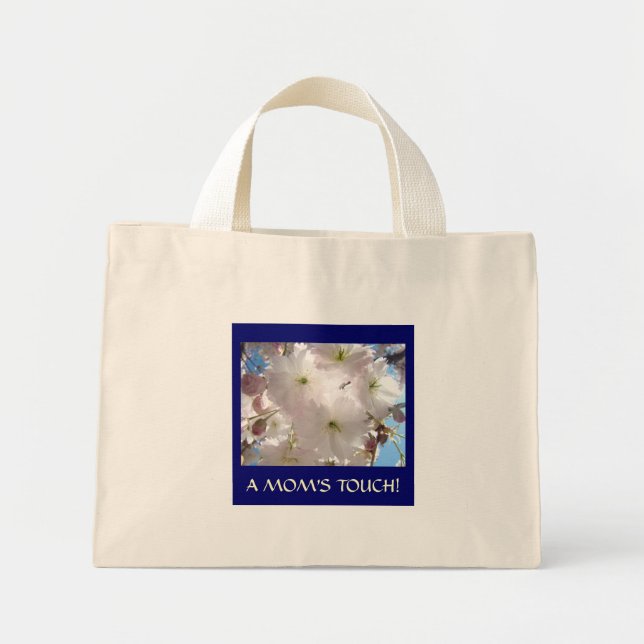 SAC À MAIN MAMAN COCOONE ! FLEURS DE PRINTEMPS ROS (Devant)