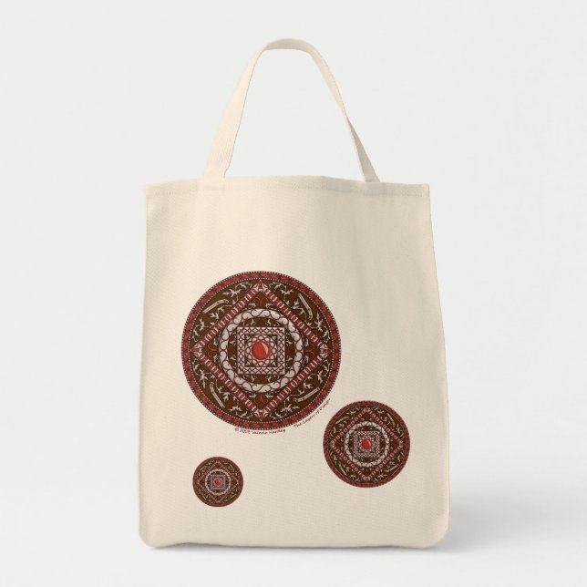 Sac à main Mandala du Bélier (Devant)