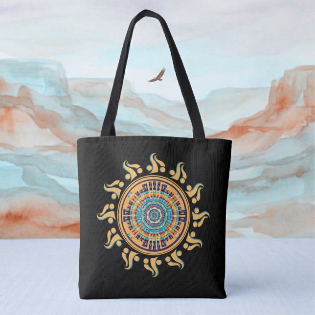 Sac à main mandala du soleil du sud-ouest (Créateur téléchargé)