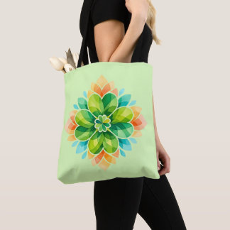 Sac à main Mandala Fleur Pastel Jardin de Printemp