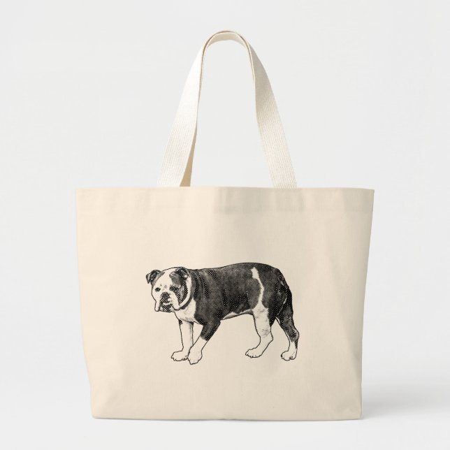 Sac à main manga points Bulldog Boldness (Devant)