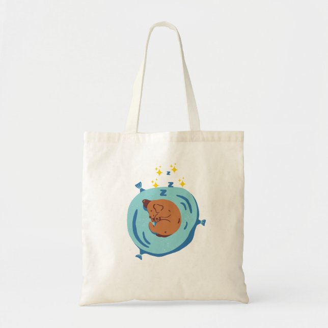 Sac à main mignon chien endormi (Devant)