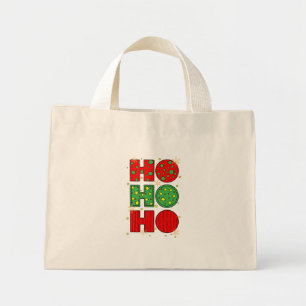 Sac à main miniature de Noël HO HO HO