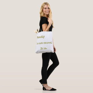 Sac à main minimaliste littéraire avec citation d'