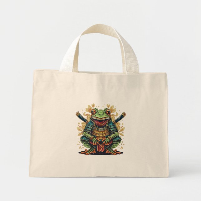 Sac à main minuscule du guerrier samouraï grenouil (Devant)