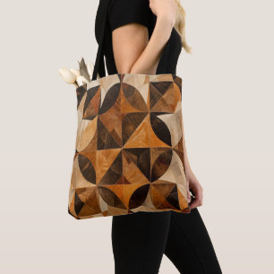 Sac à main moderne à motif géométrique en marquete