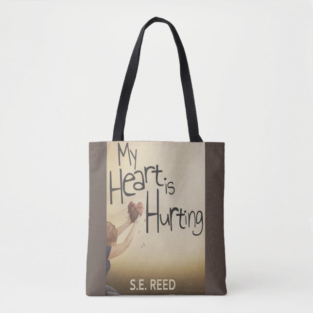 Sac à main "Mon cœur me fait mal"  (Devant)