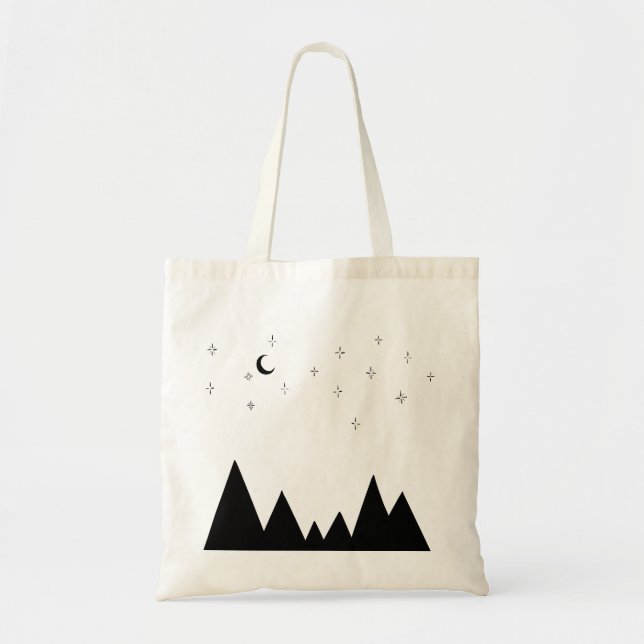 Sac à main Montagnes et Étoiles (Devant)