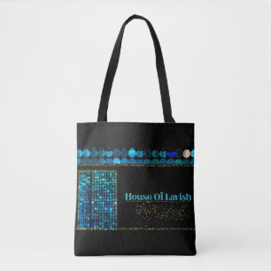 Sac à main Mosaïque Luxe Sarcelle Moderne d'entrep