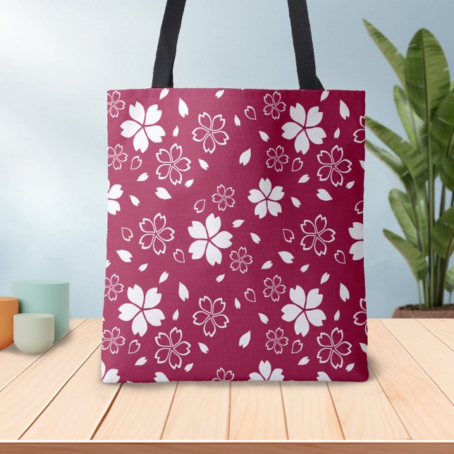 Sac à main motif Sakura rouge (Créateur téléchargé)