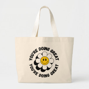 Sac à main motivant rétro Smiley - Vibration posit