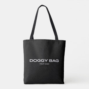 Sac à main noir 'Doggy Bag Ajouter un nom'