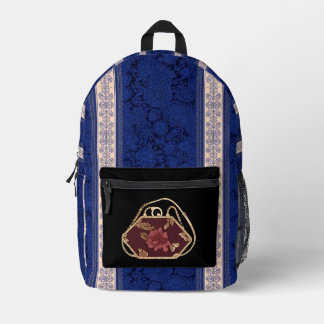 Sac à main or bordeaux en art IA