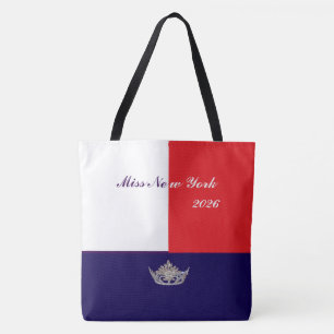 Sac à main Pageant Silver Crown-Large Rouge blanc