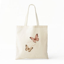 Sac à main papillon d'amour à deux cœurs une envol