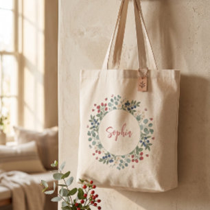 Sac à main personnalisé avec couronne de baies bot