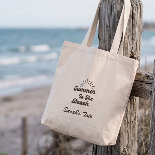 Sac à main personnalisé avec le nom « Retro Summer (Créateur téléchargé)
