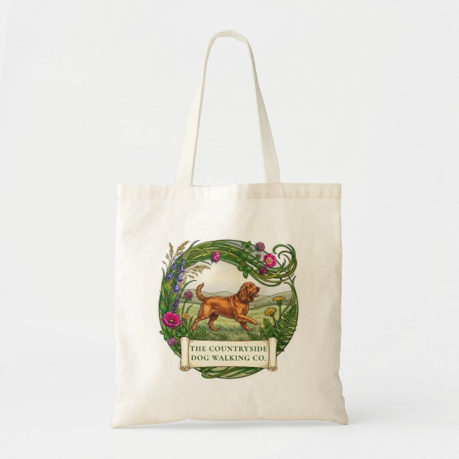 Sac à main personnalisé avec logo de Cocker Spanie (Devant)