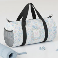 Sac à main personnalisé avec monogramme floral