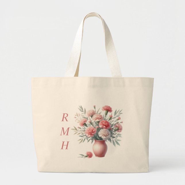 Sac à main personnalisé avec œillet de janvier (Devant)