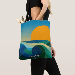 Sac à main personnalisé Bauhaus Sunset de milieu d
