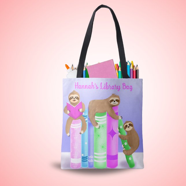 Sac à main personnalisé de la bibliothèque de lect (Créateur téléchargé)