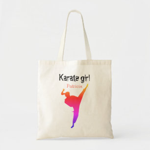 Sac à main personnalisé Karate Girl Arts martiau