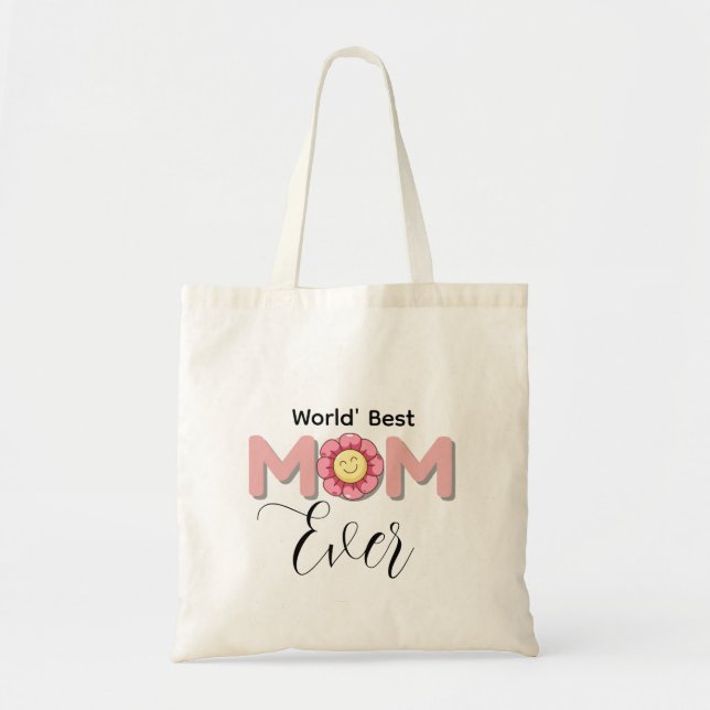 Sac à main personnalisé 'Meilleure maman'  (Devant)