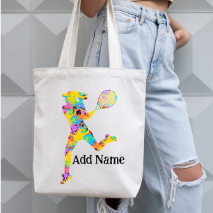 Sac à main personnalisé pour filles de tennis doub