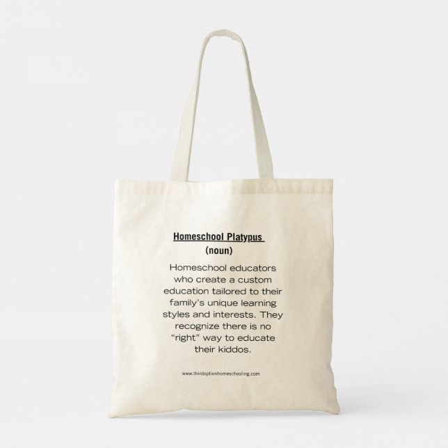 Sac à main platypus de l'école à la maison  (Dos)