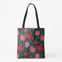 Sac à main Poinsettias de Noël Préparatoire Lumine