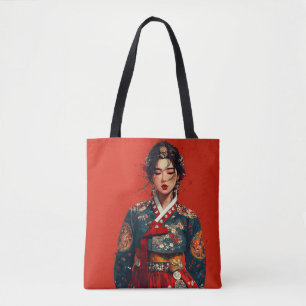 Sac à main portrait moderne Hanbok