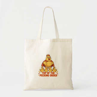 SAC À MAIN POULE EN TÊTE DE LA HIÉRARCHIE Drôle