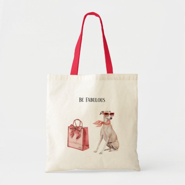 Sac À Main Pour Chien Rouge Lèvres Fabuleux (Devant)
