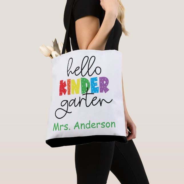 Sac à main pour enseignante de maternelle, retour  (De près)