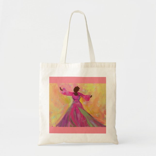 Sac à main pour femme Danseuse africaine (Devant)