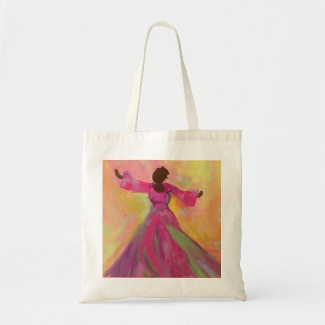 Sac à main pour femme Danseuse africaine (Devant)