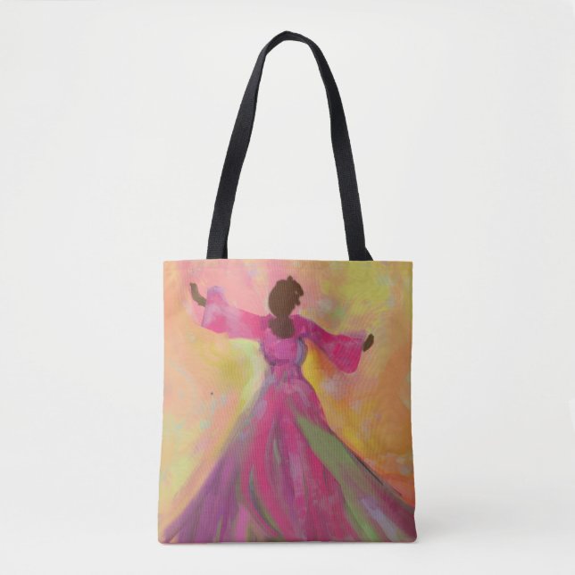 Sac à main pour femme Danseuse africaine (Devant)