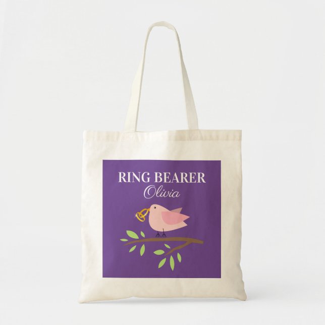 Sac à main pour fille de mariage oiseau porte-anne (Devant)