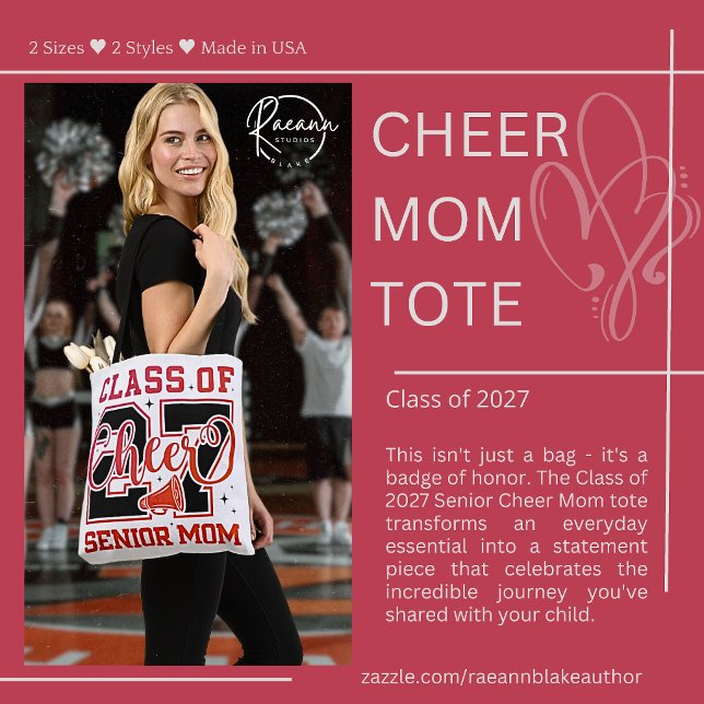 Sac à main pour maman de cheerleader senior de la  (Créateur téléchargé)