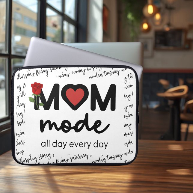 Sac à main pour ordinateur portable « Mom Mode All (Créateur téléchargé)