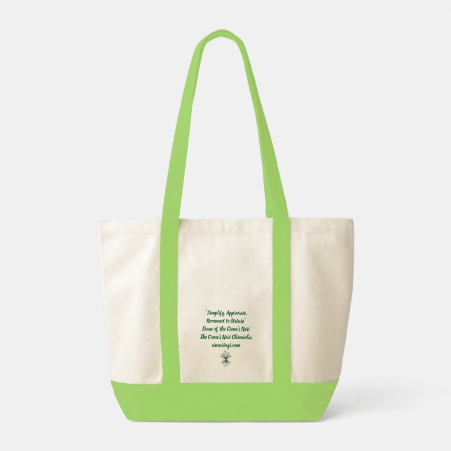 Sac à Main pour se Rappeler la Nature ! (Dos)