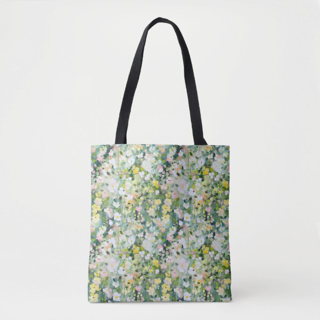 Sac à main Prairie Aquarelle Pastel (Devant)