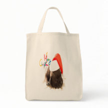 Sac à main pug de Noël
