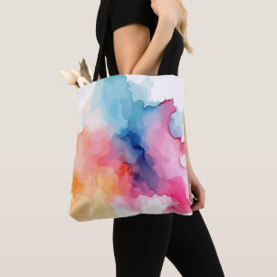 Sac à main quotidien en aquarelle abstraite audaci