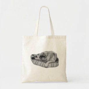 Sac à main rayé calme et reposant pour animaux de