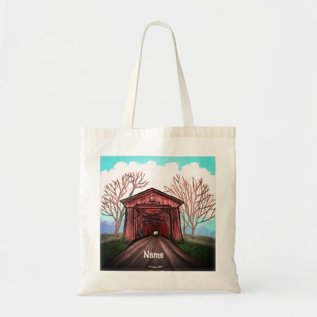 Sac à main Red Covered Bridge (Devant)