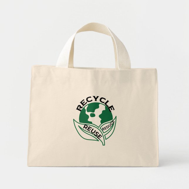 Sac à main Réduire Réutiliser Recycler | Réutilisa (Devant)