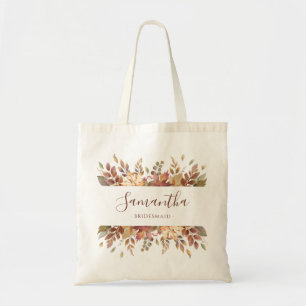 Sac à main rustique floral pour demoiselle d'honne